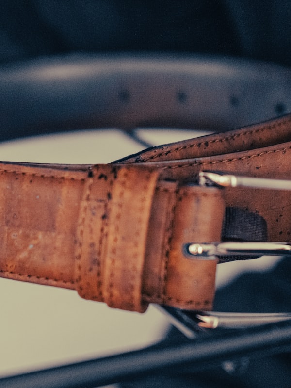 Bridle Leather Belt - A solid-brass-buckled belt in English bridle leather that ages beautifully.