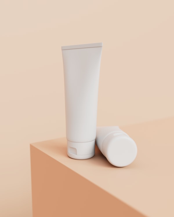 A minimalist cleanser tube