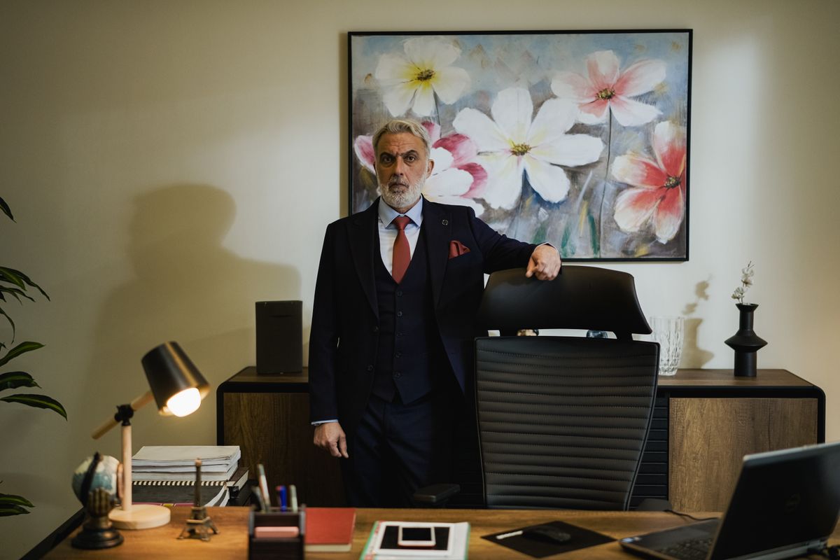 Davor Kranjčić standing at his desk