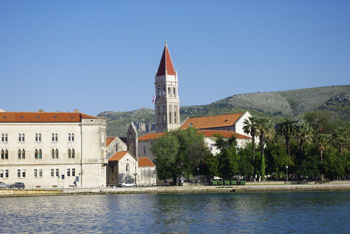 Trogir old town by the sea